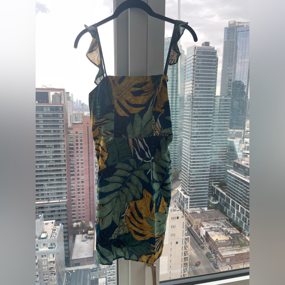 Palm leaves dress